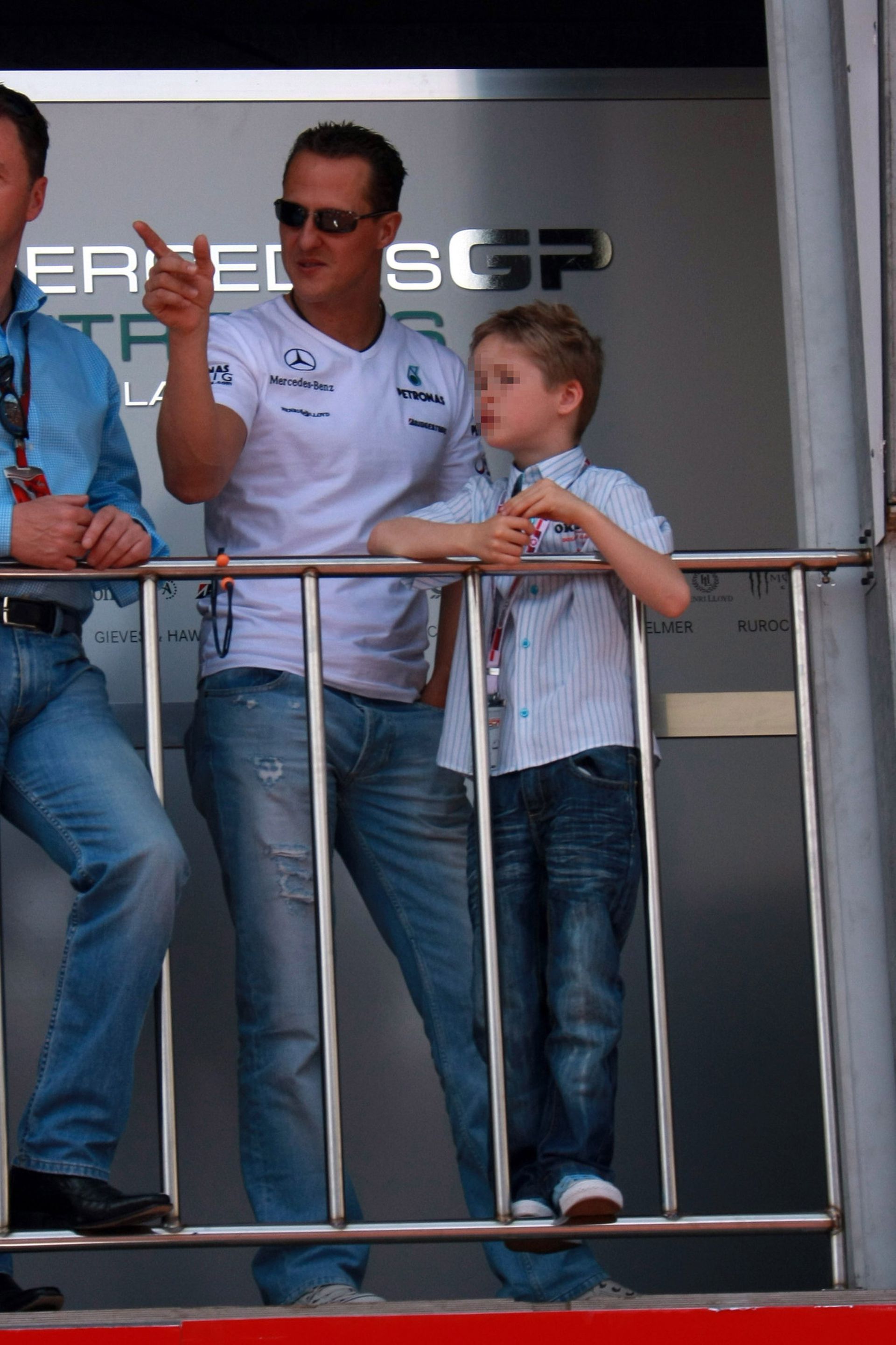 Michael Schumacher hamar bevezette a fiúgyermekét a Forma–1 világába, többször járt versenyeken / Fotó: Profimedia
