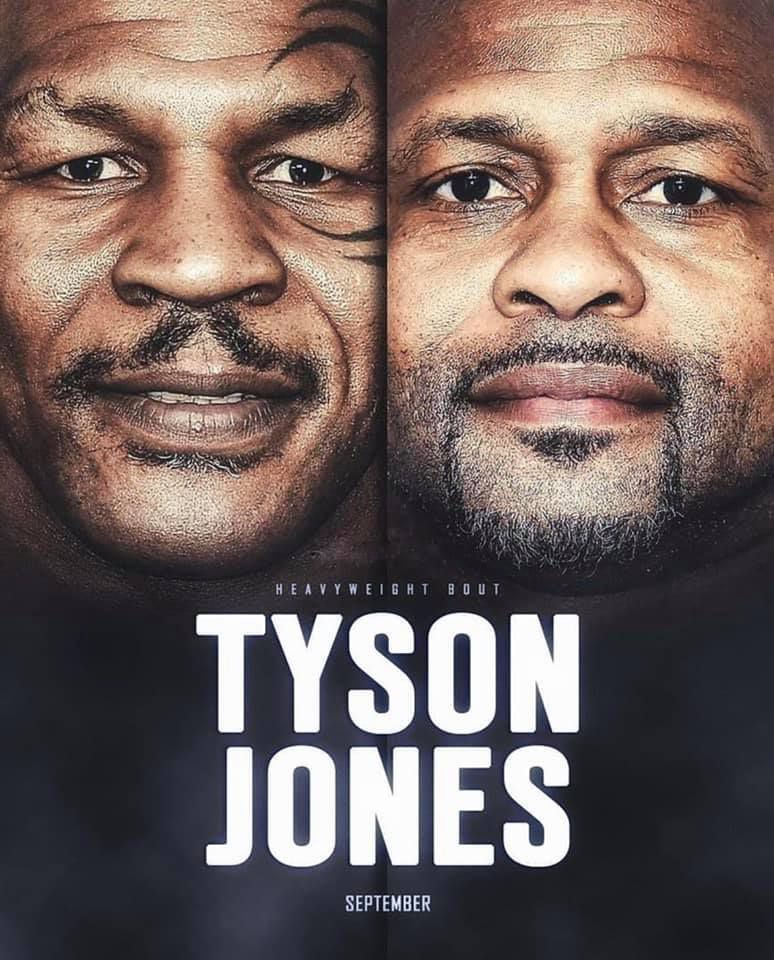 Tyson (balra) és Jones is volt nehézsúlyú világbajnok/ Fotó: Facebook