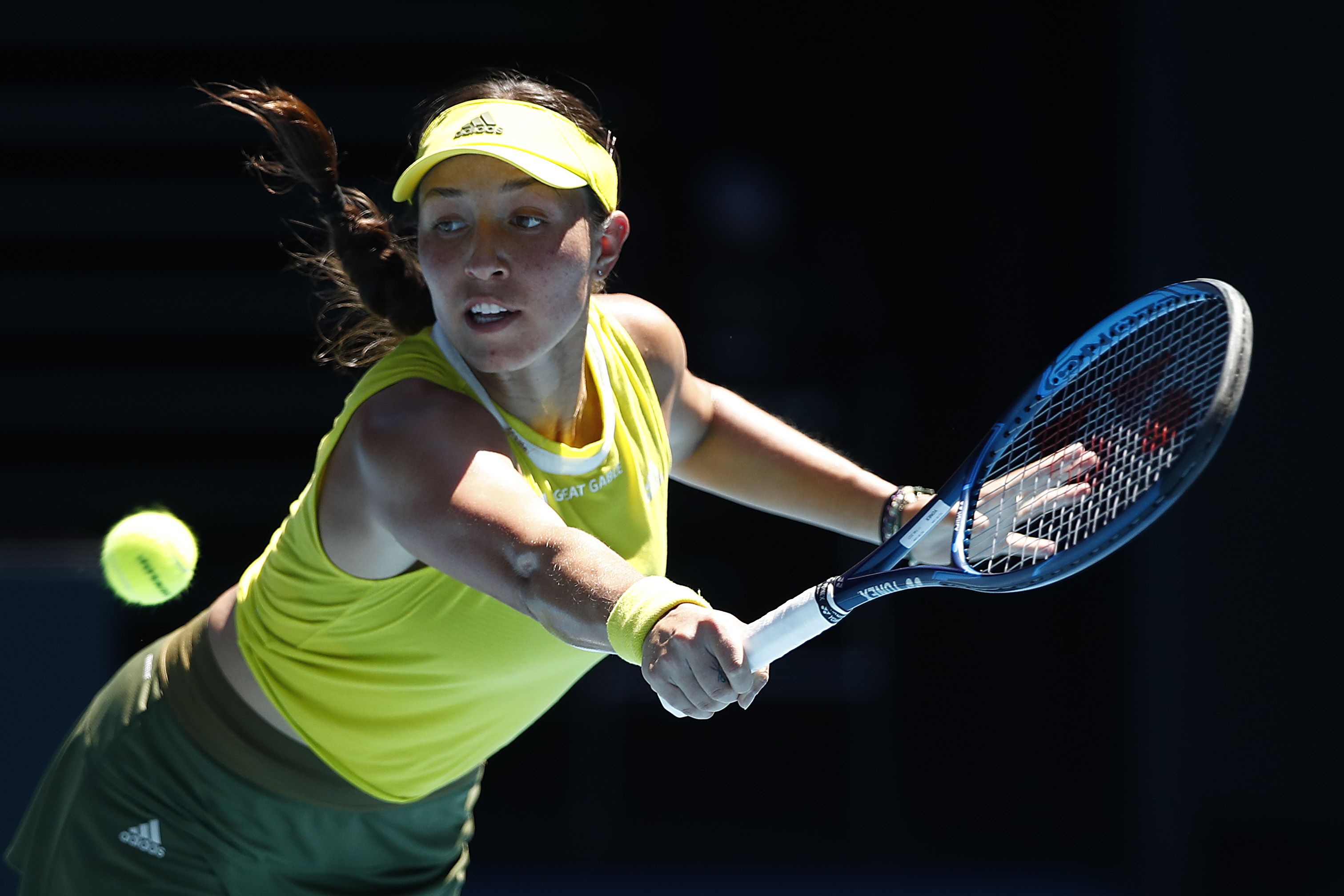Jessica Pegula﷯először jutott﷯Grand Slam-tornán nyolc közé Melbourne-ben /Fotó: Getty Images