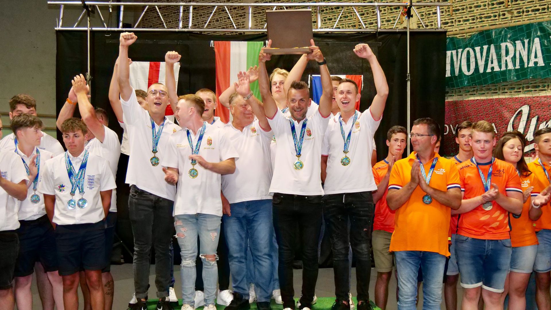A két napig tartó küzdelemnek meglett az eredménye: világbajnok lett a magyar U20-as csapat /Fotó: Polyák Csaba