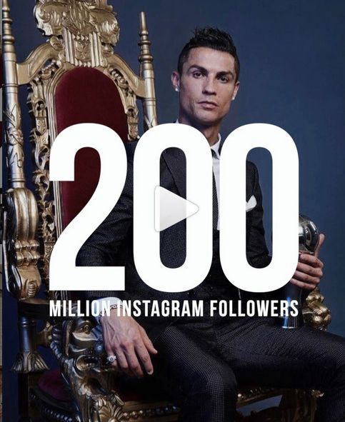 Ronaldo így köszönte meg rajongóinak a támogatást. /Fotó: Instagram