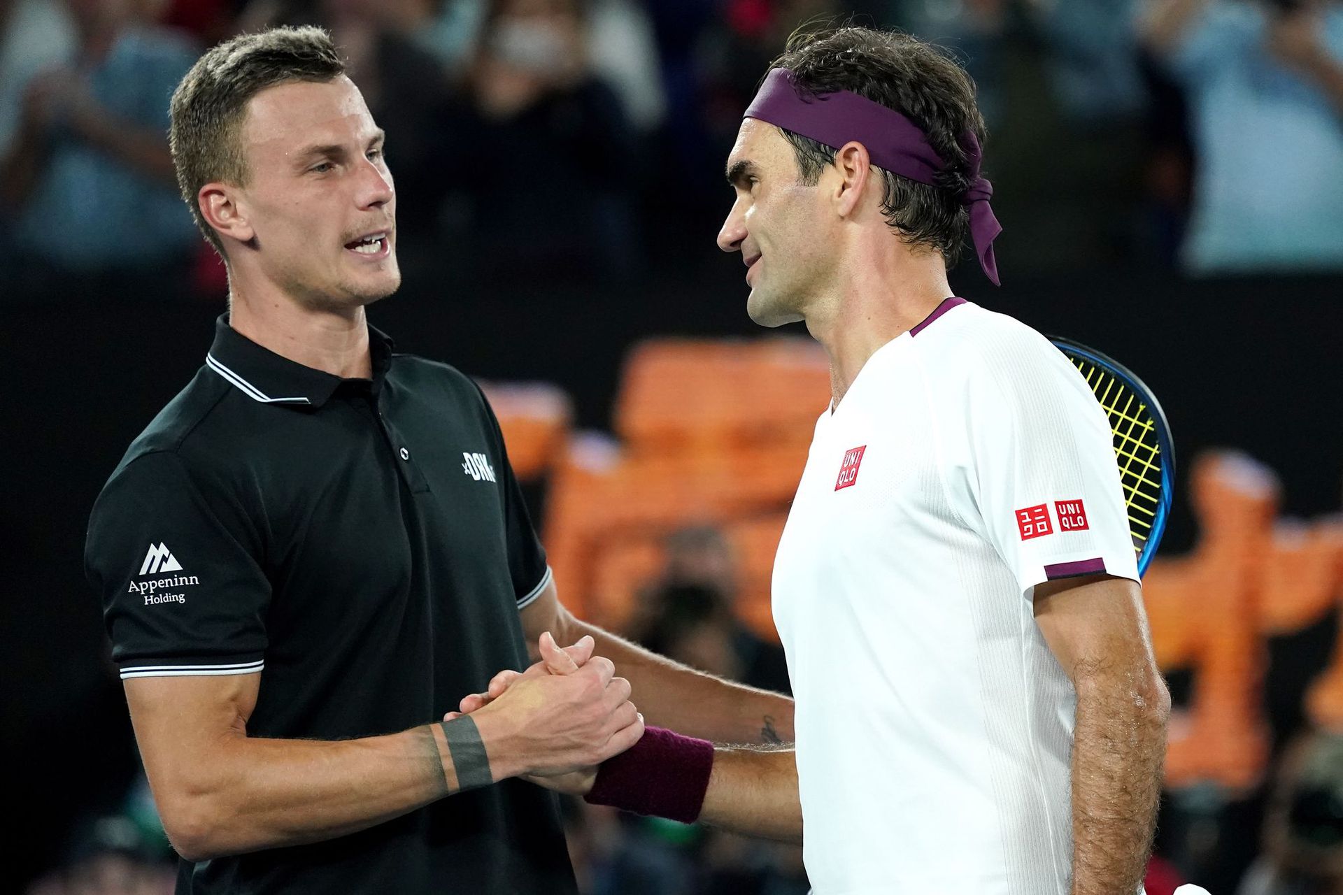 A magyar játékosról elismerően beszélt a világranglistán harmadik svájci Roger Federer /MTI- EPA