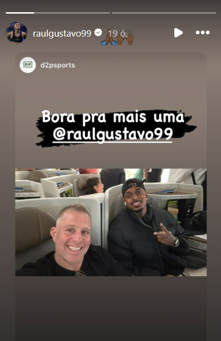Raul Gustavo hamarosan aláírhat a Fradihoz? (Fotó: raulgustavo99/Instagram)