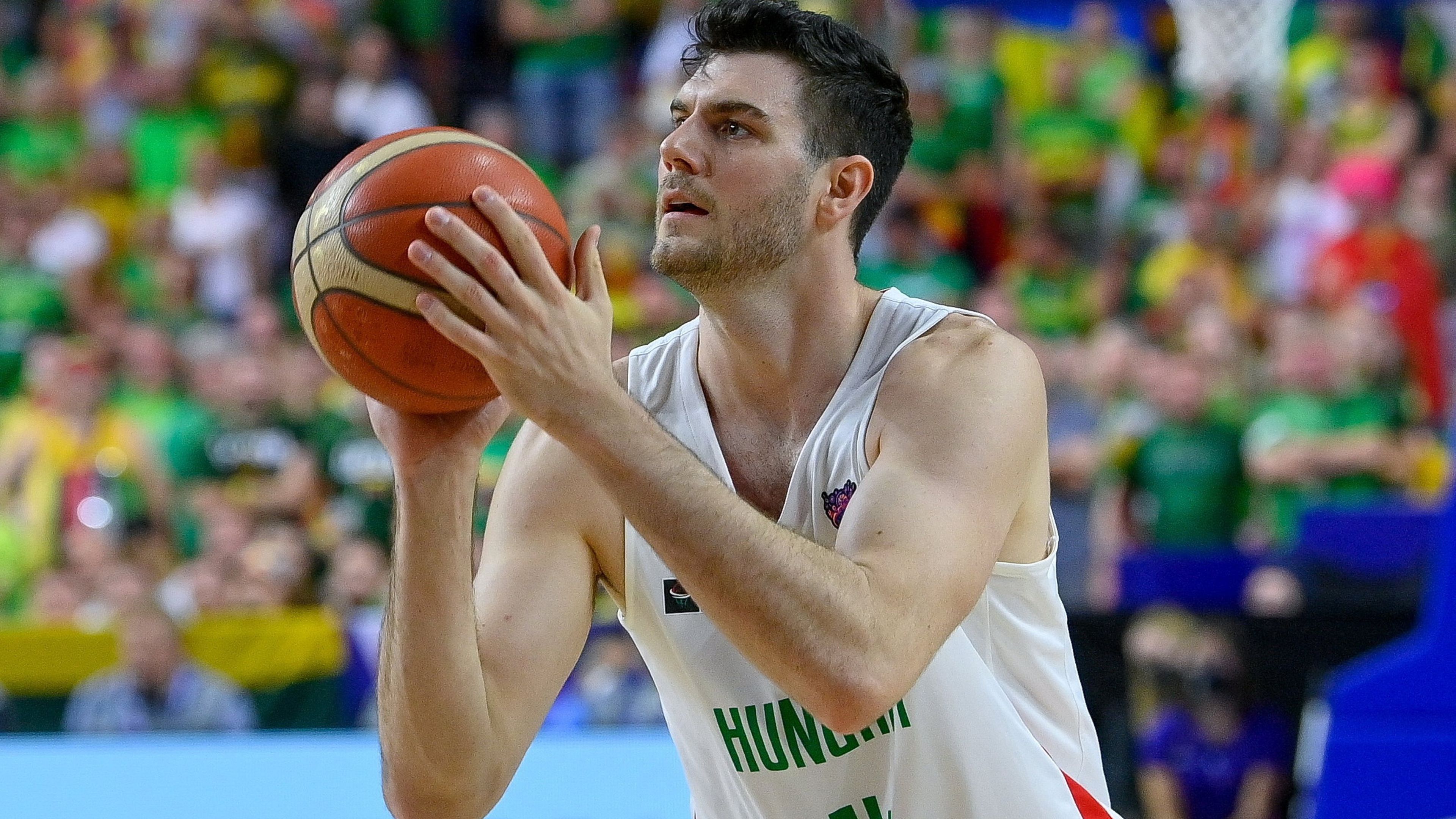 Golomán György a férfi kosárlabda Európa-bajnokság Magyarország - Litvánia mérkőzésén / Fotó: MTI/Czeglédi Zsolt