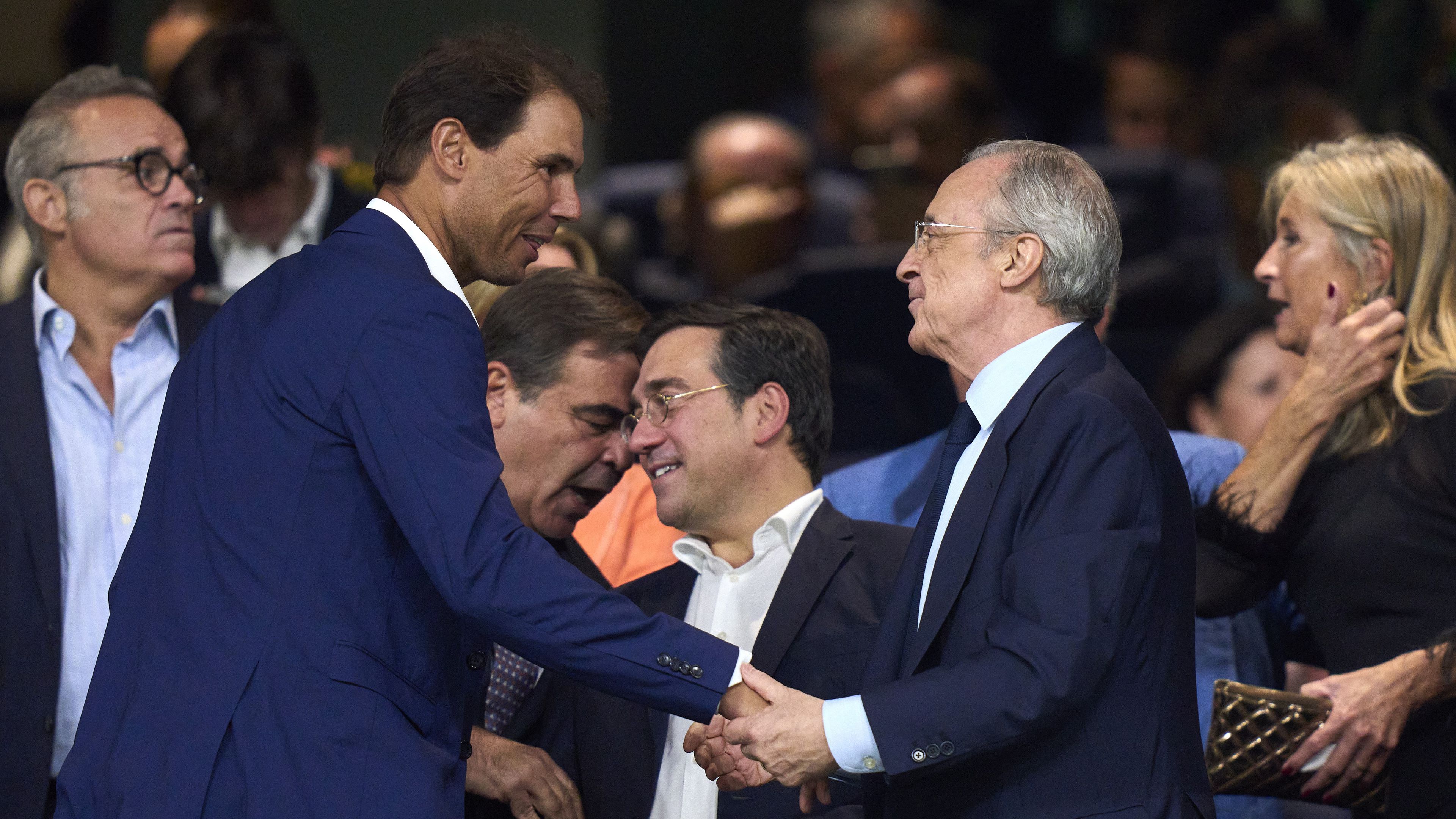 Nadal és a Real jelenlegi elnöke, Florentino Perez