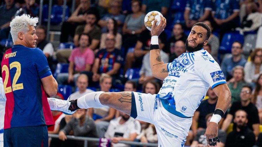 Volt közte kilenc is, de végül egy gólra visszajött az OTP Bank-Pick Szeged a címvédő Barcelona otthonában (Fotó: EHF/X)