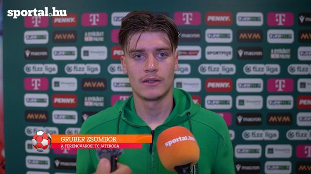 Gruber Zsombor: Ez a döntetlen nekünk semmire sem elég