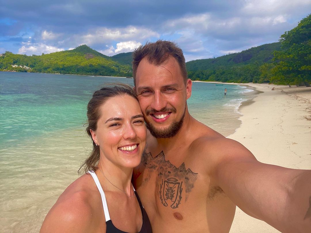 Petra és fitneszedző szerelme, Michal imádják a tengerparti nyaralásokat (Fotó: Instagram)