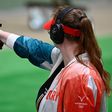 Major Veronika ötödik standard pisztolyban a vb-n