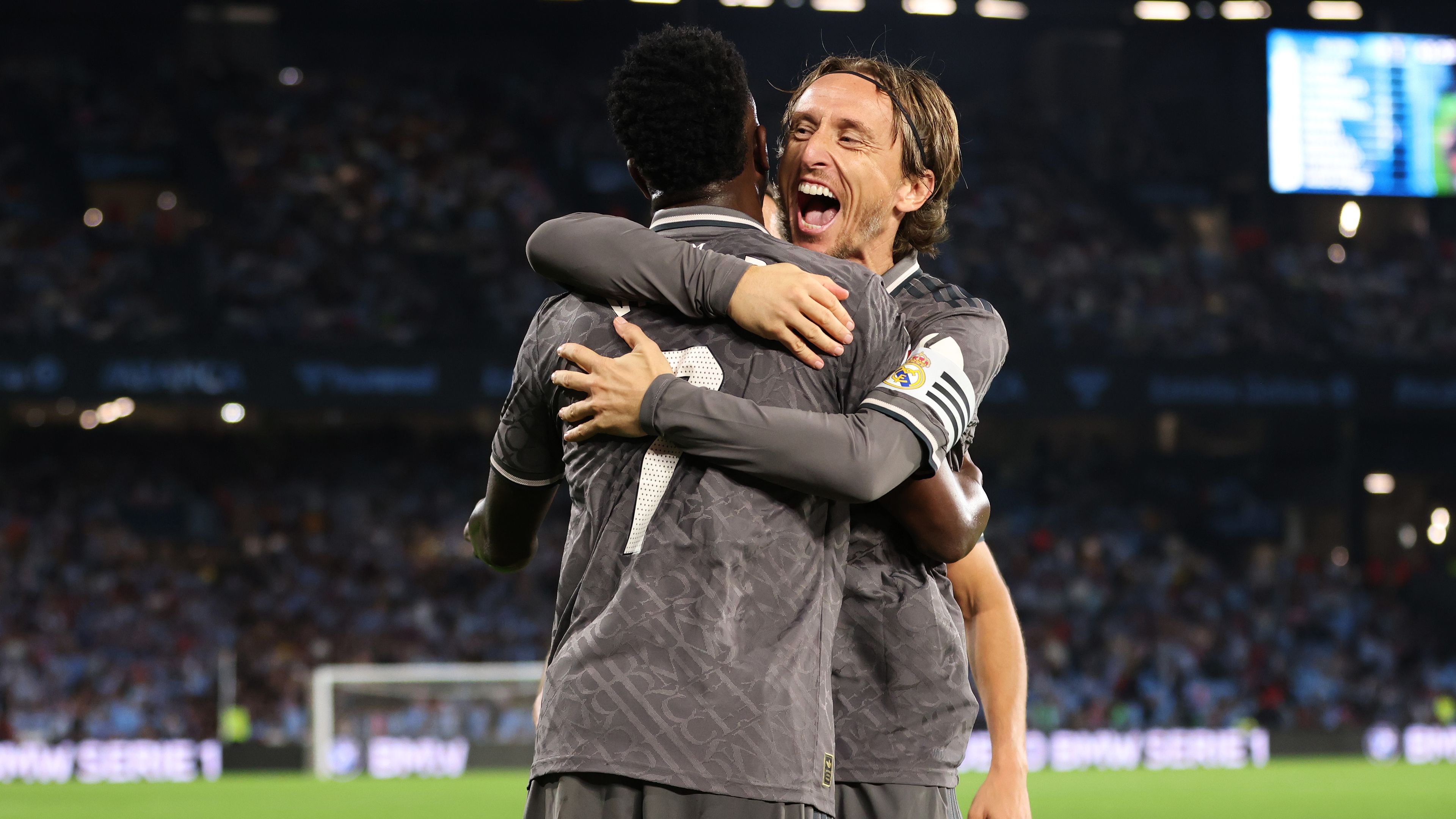 Luka Modric passza után Vinícius Júnior megszerezte a győztes gólt