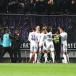 A sportszerűtlen jelenet piros lapot ért. Fotó: Juhász Sára