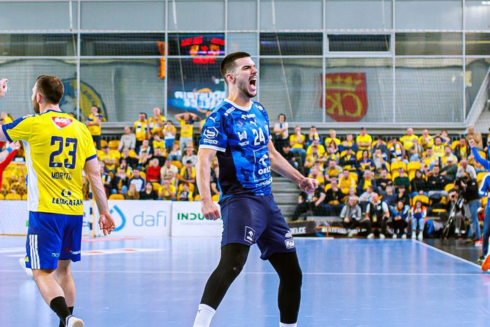 Fazekas Gergő tíz gólt szerzett Lengyelország legnagyobb rangadóján (Fotó: Wisla Plock)
