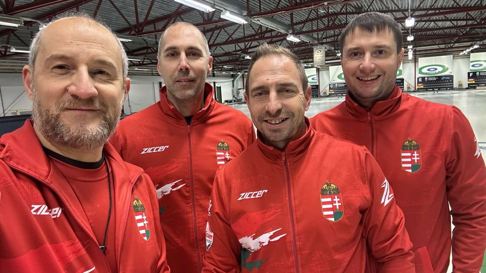 Nagy hajrával fordított a magyar férficsapat a curling Eb-n