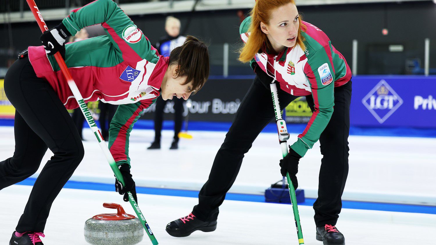 A magyar női válogatott a hatodik mérkőzéséből az ötödiket veszítette el az Eb-n (Fotó: curling.hu)