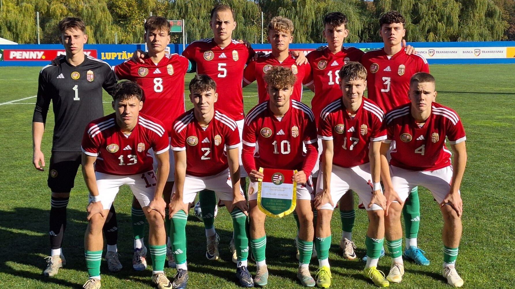 Romániát megelőzve jutott tovább az U17-es magyar válogatott az Eb-selejtezőben