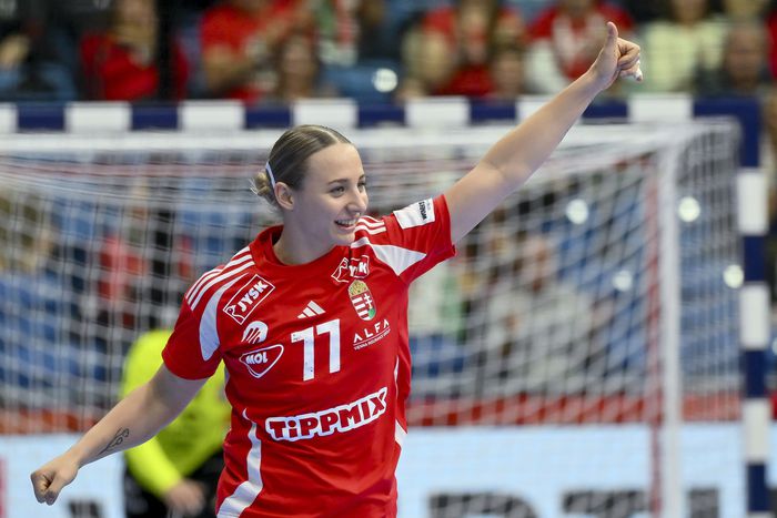 A világbajnokságon a csoportok első három helyezettje jut a középdöntőbe, a nemzeti csapat továbbjutás esetén Rotterdamban folytatja szereplését (Fotó: MTI)