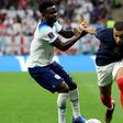 Bukayo Saka és Kylian Mbappé