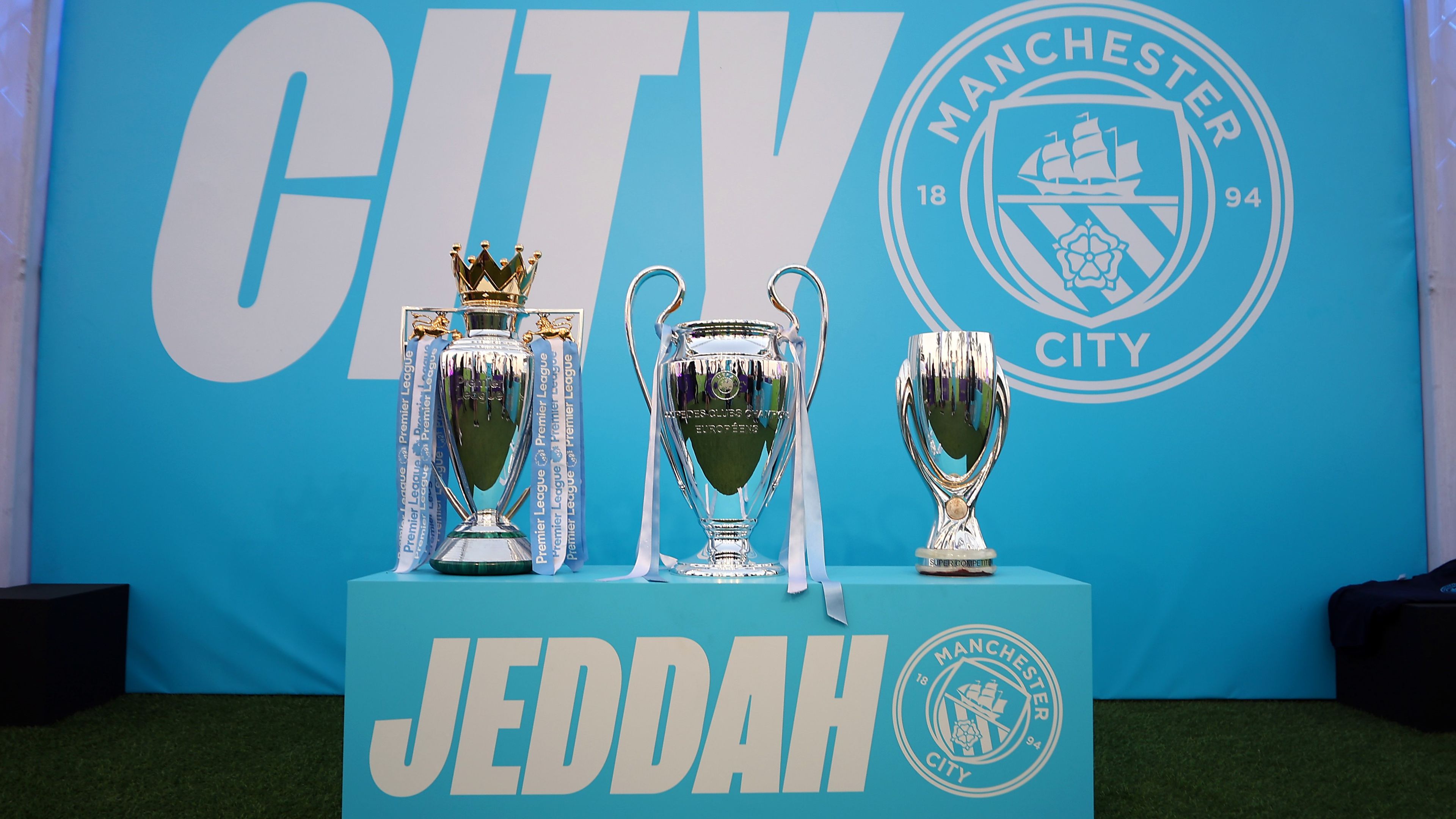 A szaúdi Dzseddában próbál a Manchester City újabb trófeát szerezni. (Fotó: Getty Images)