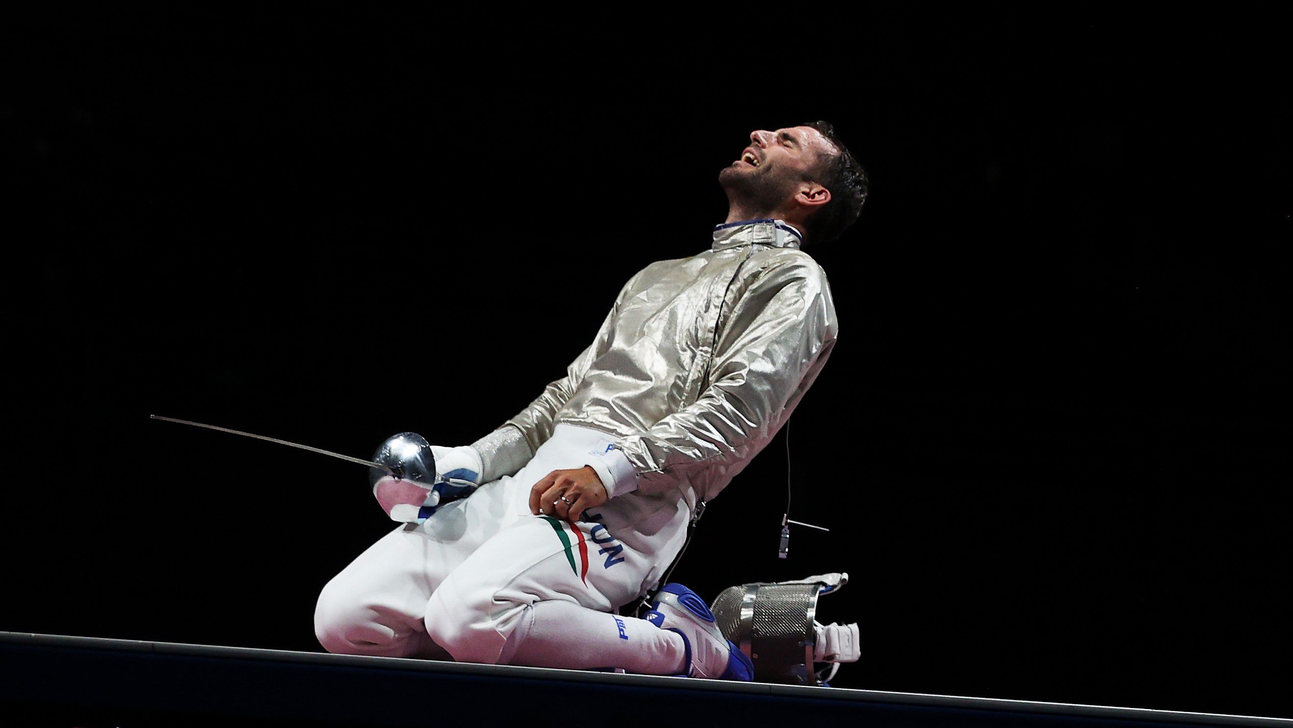 Így örült a tokiói olimpián a csapatbronznak (Fotó: Getty Images)