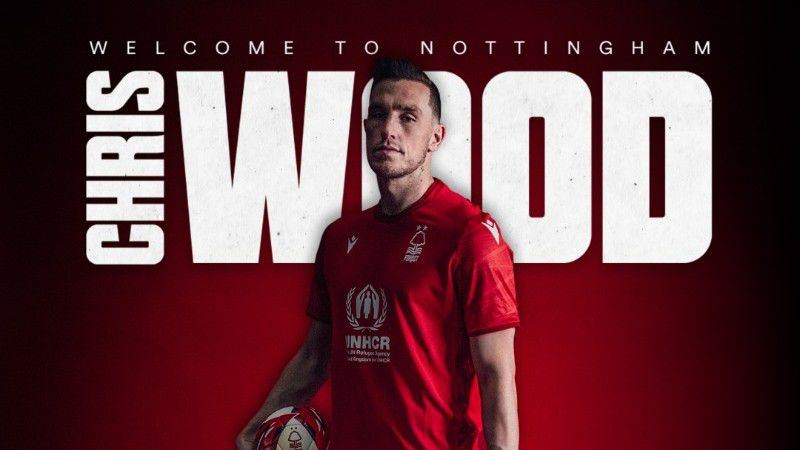 Chris Wood is a Nottingham Forestben folytatja pályafutását (Fotó: Twitter/Nottingham Forest)