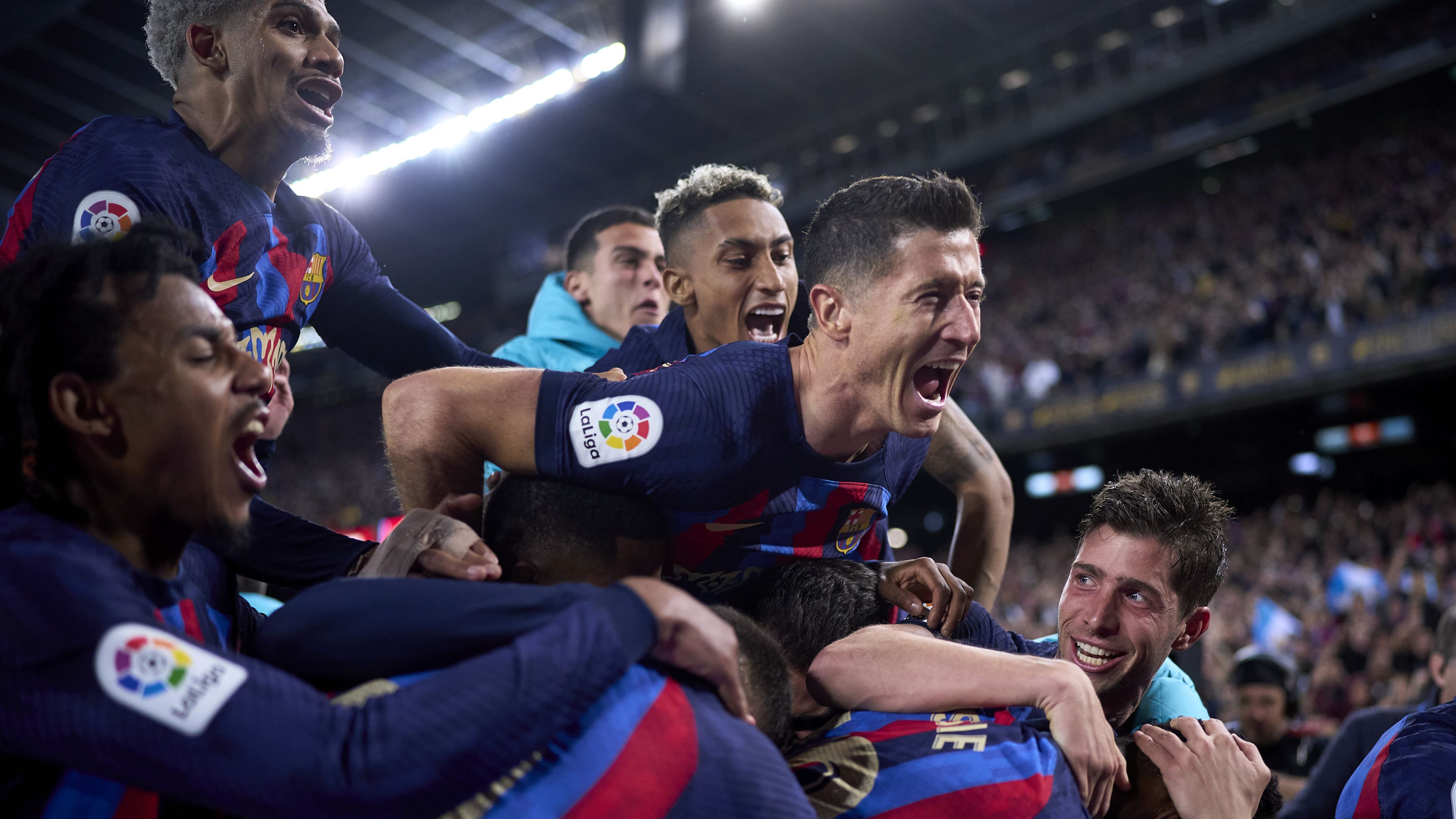 Kicsi a rakás: a Barcelona sorozatban harmadszor győzte le a Real Madridot (Fotó: Getty Images)