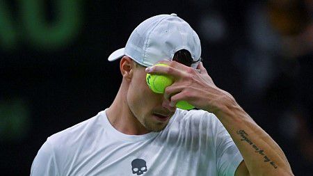 A magyar teniszező ezúttal sem tudott meglepetést okozni (Fotó: MTI/Illyés Tibor)