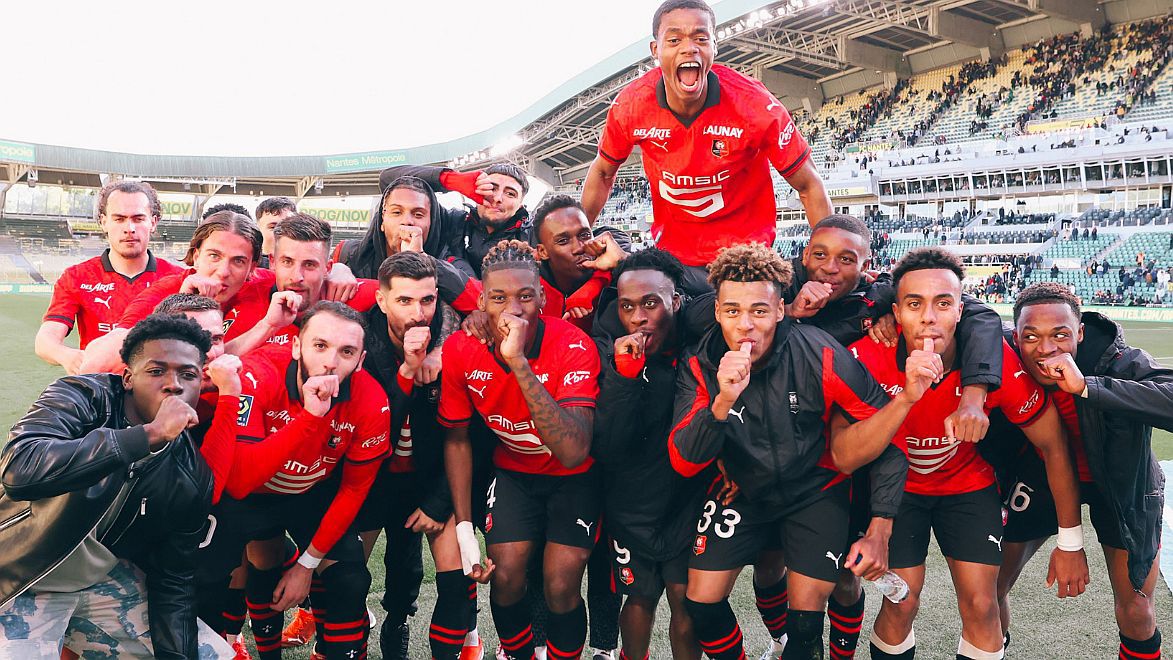 A Rennes 3–0-ra nyert Nantes-ban