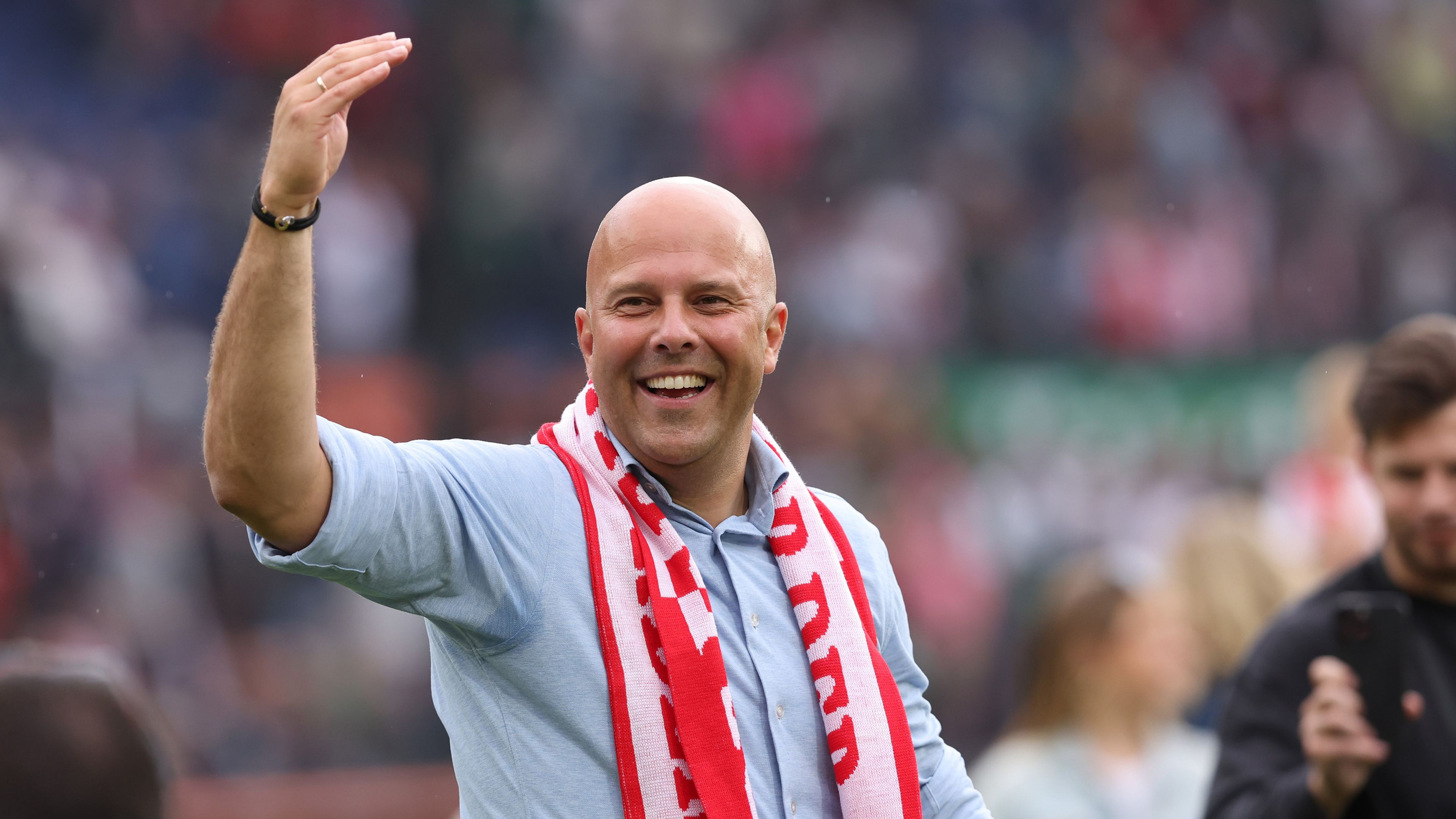 Arne Slot a Feyenoord bajnokcsapatának edzőjeként érkezik az Anfieldre