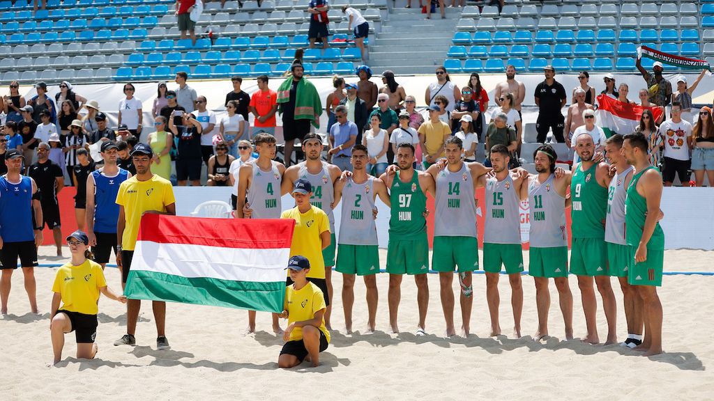 Második meccsét is megnyerte a magyar férfi strandkézilabda-válogatott az Európa Játékokon