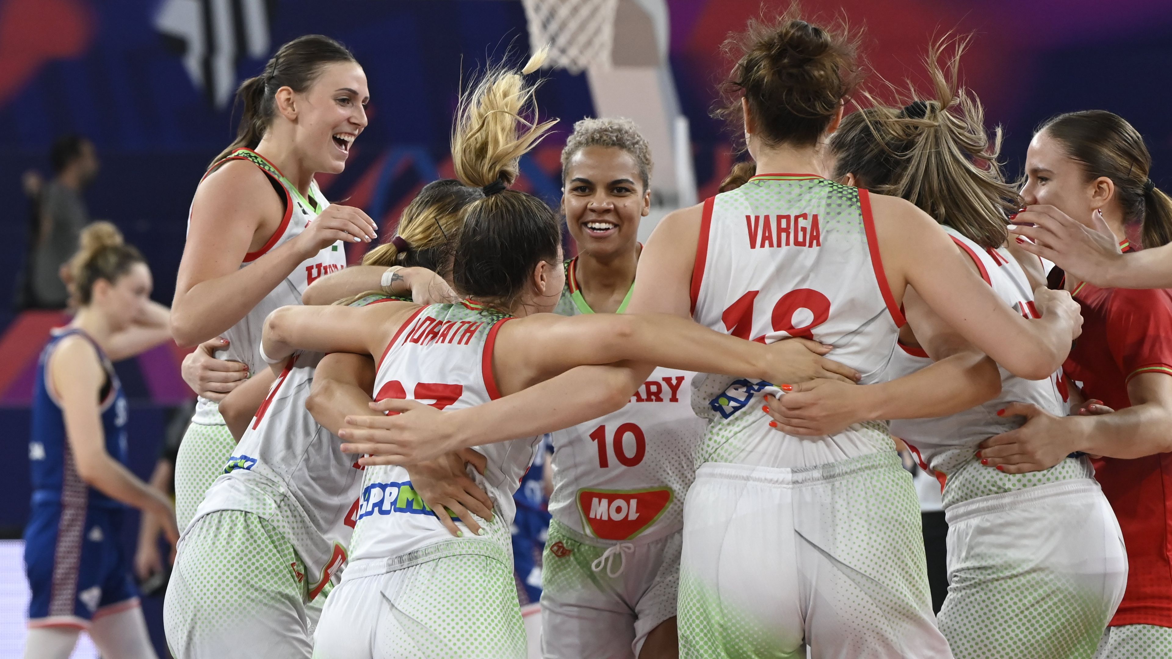 A spanyol vagy a német csapattal találkozik szombaton a magyar női kosárlabda-válogatott Fotó: MTI/Kovács Tamás