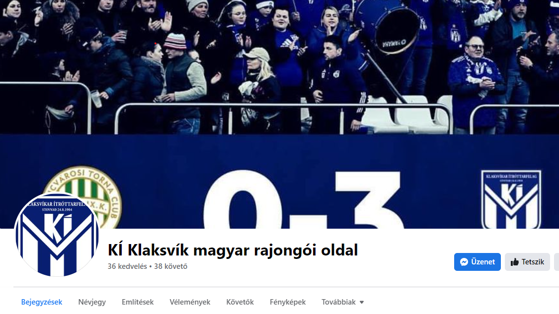 Már magyar rajongói oldala is van a KÍ Klaksvíknak!