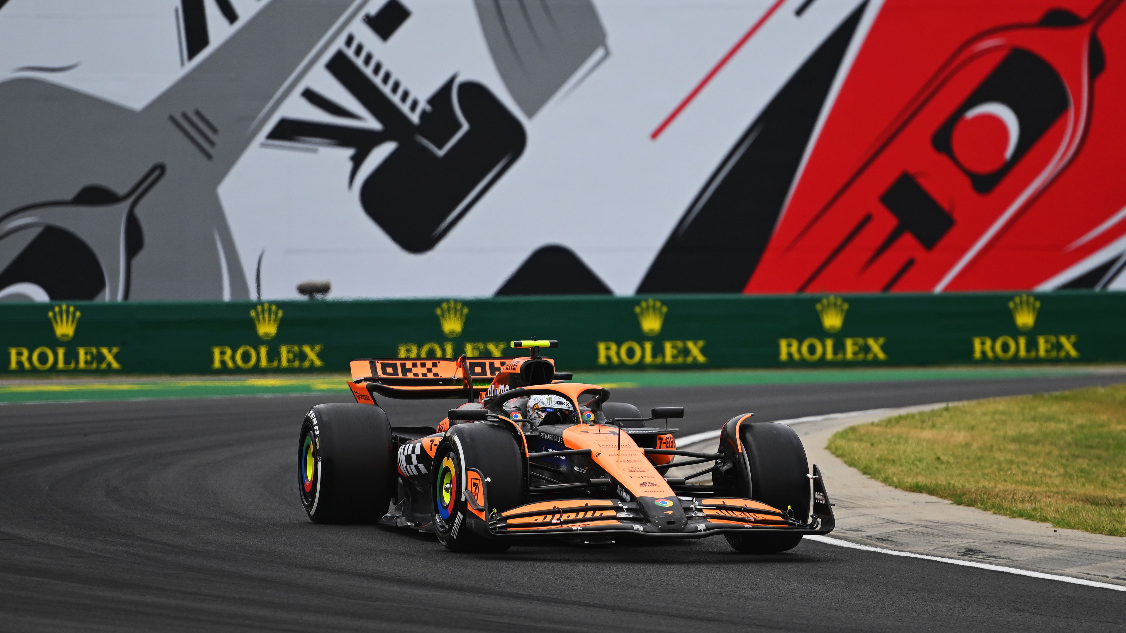 Lando Norris az időmérő edzést is megnyerte a Hungaroringen