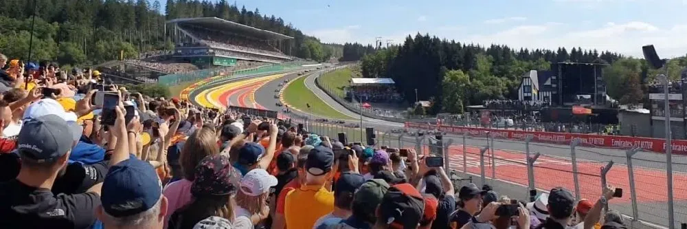 A belgiumi pályát talán azért szeretik ennyien, mert ott lehet a legnagyobb sebességeket elérni (Fotó: f1spa.com)