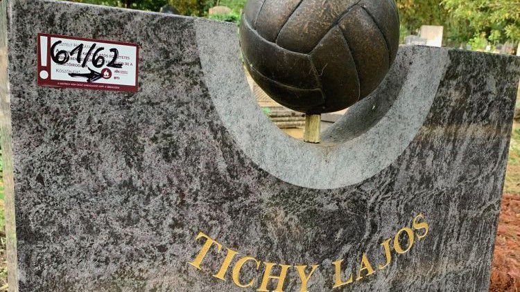 Veszélyben a kispesti legenda, Tichy Lajos síremléke?