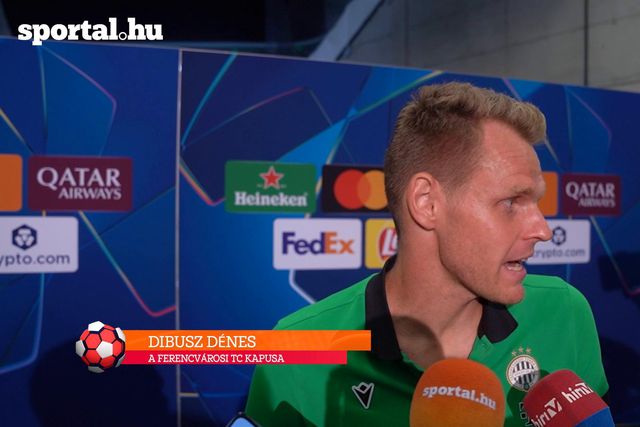 Dibusz Dénes: Az első félidőben mindig odaért valaki