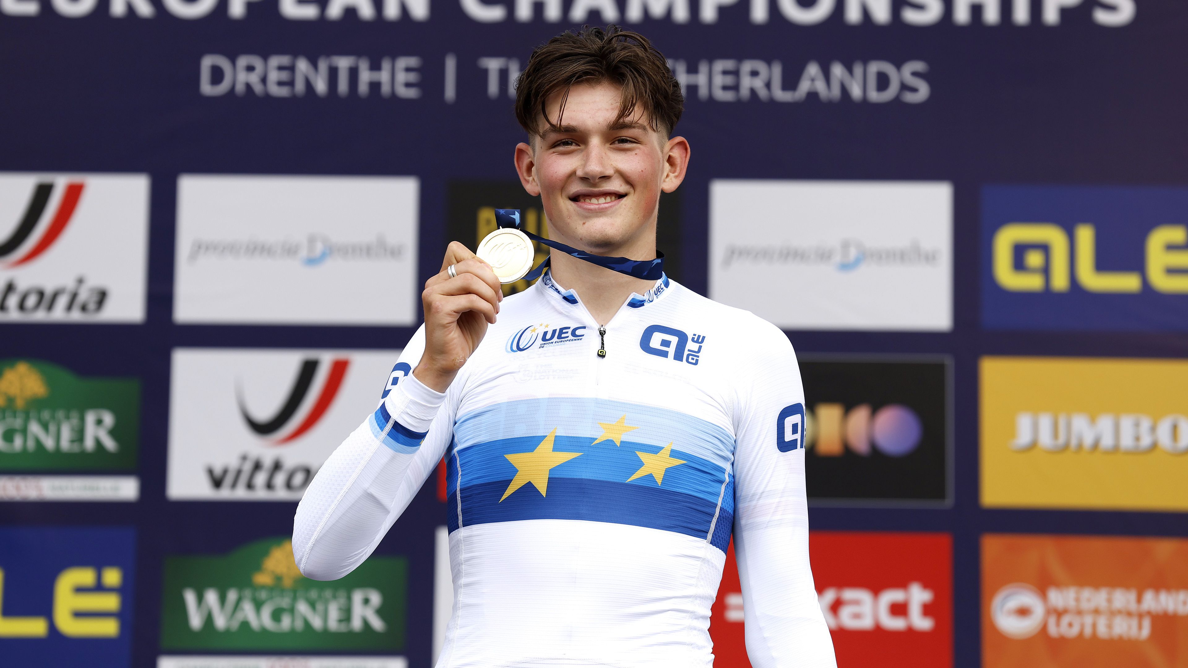 A férfiaknál egy 19 éves kerékpáros nyert Európa-bajnoki aranyat