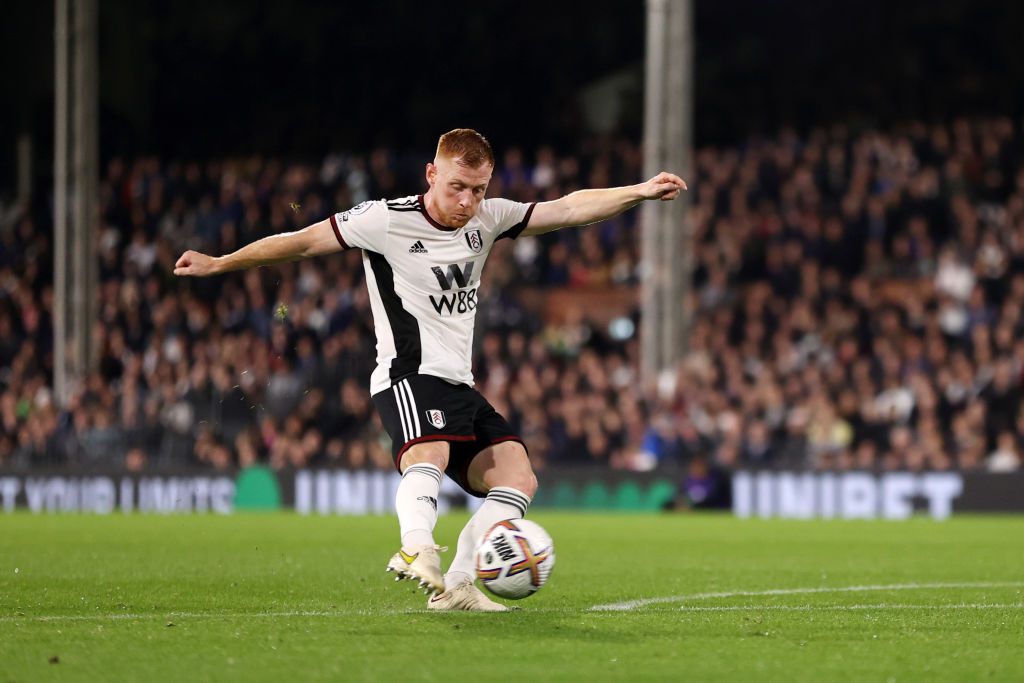 A Fulham első gólját szerző Harrison Reed akcióban (Fotó: Getty Images9