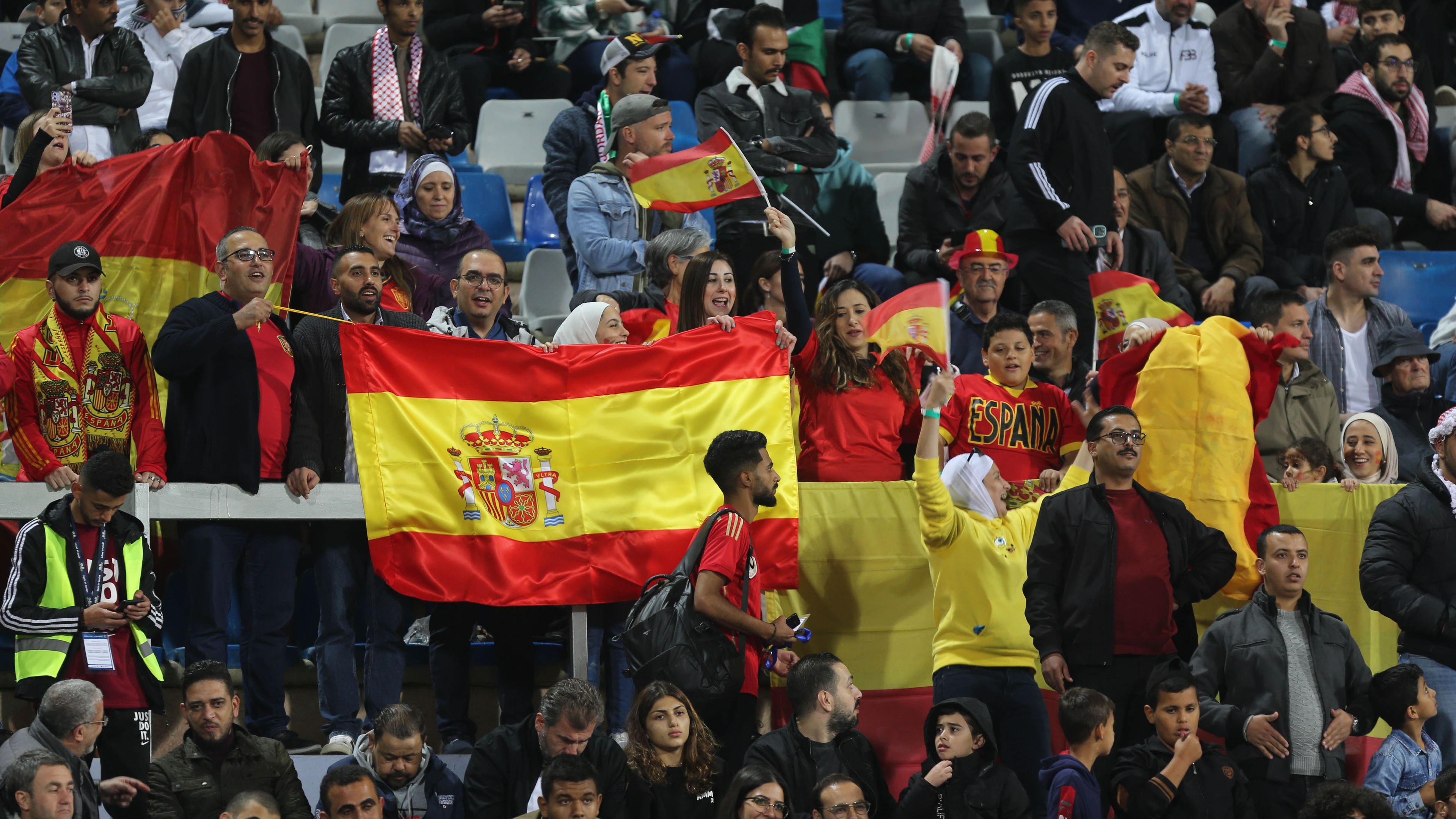 A spanyol szurkolók. Az igaziak… (Fotó: Getty)