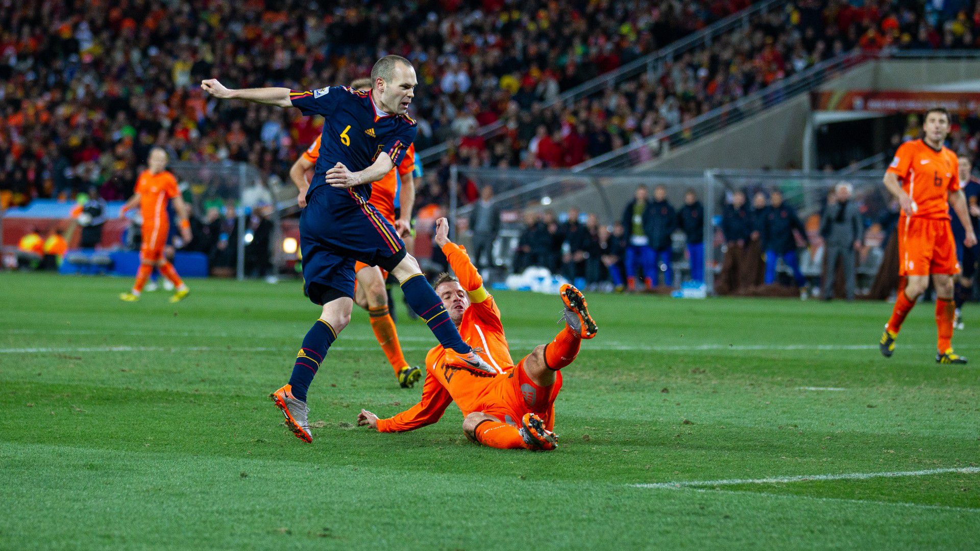 Iniesta mindent eldöntő találata a hollandok elleni 2010-es vb-döntőben