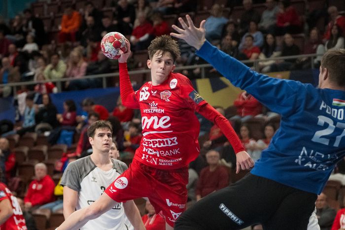Gáncs-Pető Máté az NB I-ben a legeredményesebb veszprémi (Fotó: handballveszprem.hu)