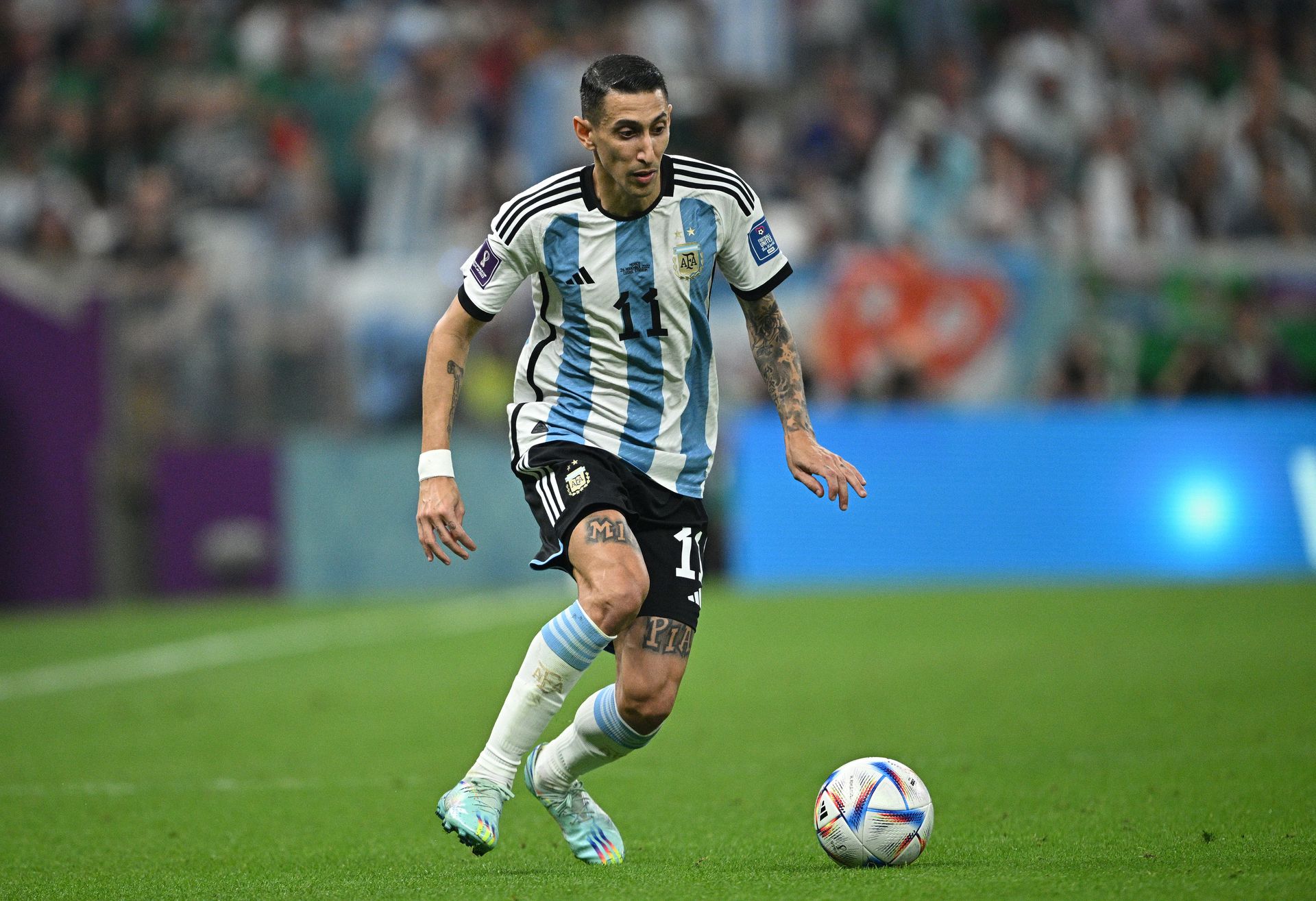 Di María a második argentin gólt szerezte a vb-döntőben /Fotó: Getty Images
