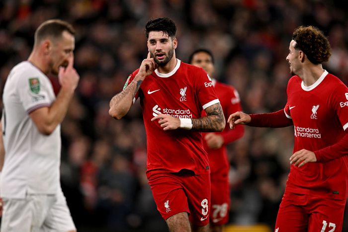 Szoboszlai Dominik szerzett vezetést a Liverpoolnak