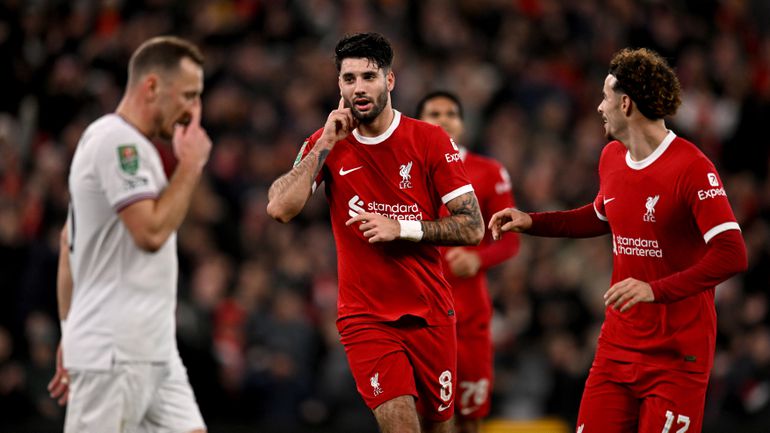 Szoboszlai Dominik szerzett vezetést a Liverpoolnak