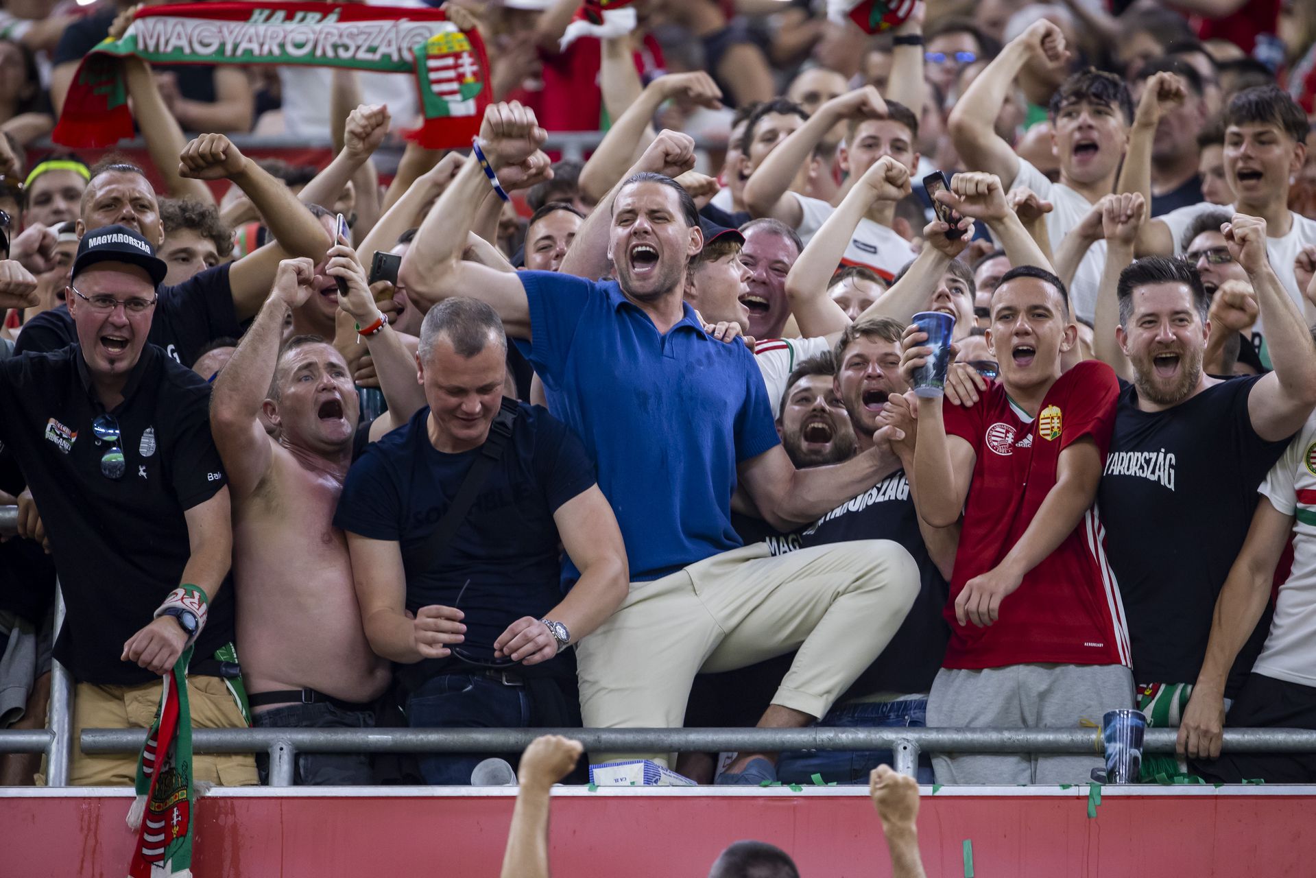 Szalai Ádám júniusban intett búcsút a profi futballnak, a Litvánia elleni hazai Eb-selejtezőn pedig azt is megtapasztalhatta, hogy milyen érzés a „másik oldalon” lenni Fotó: Czerkl Gábor