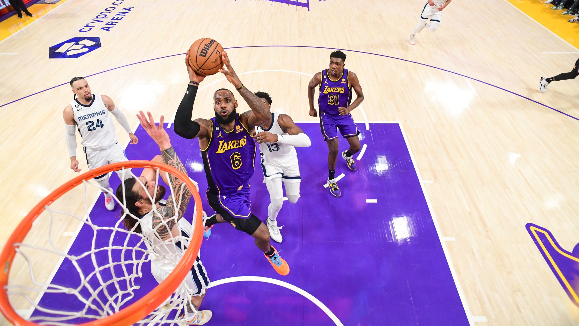 A Lakers megszakította a Memphis pazar sorozatát az NBA-ben