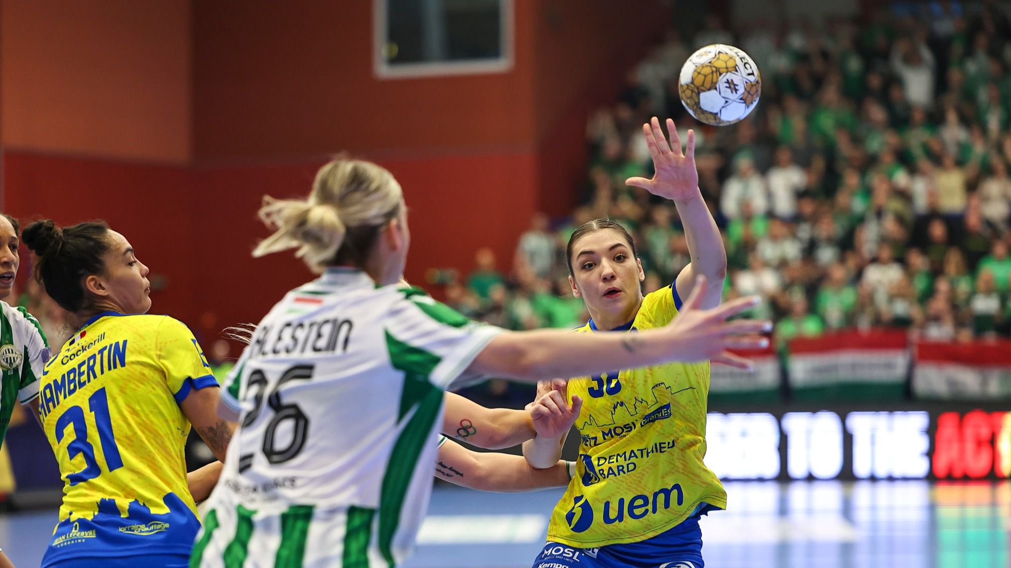 Vámos Petra remekül teljesített az FTC ellen (Fotó: Metz Handball)