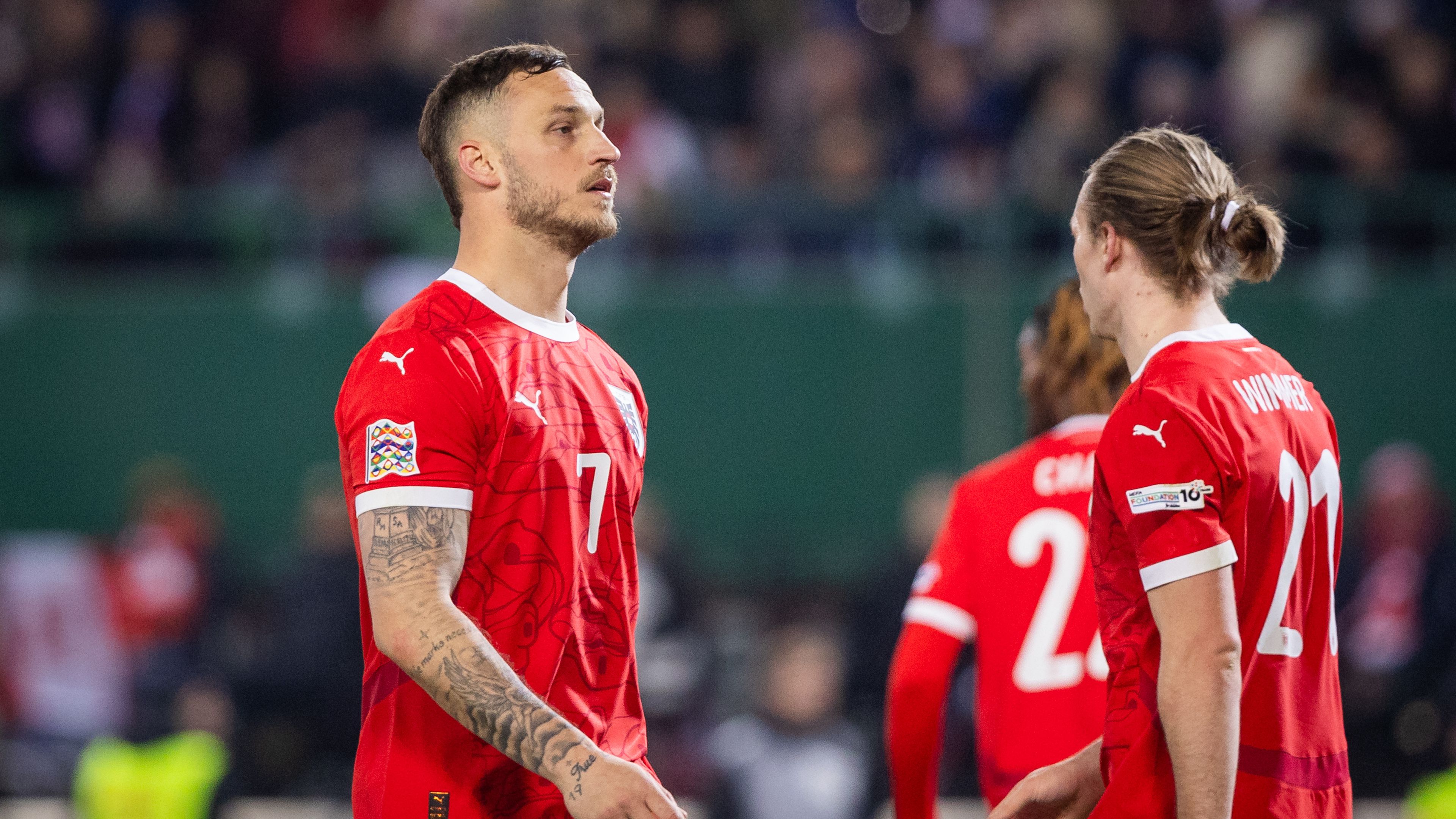 Marko Arnautovic kezdetben a térdét fájlalta, majd pánikrohamot kapott