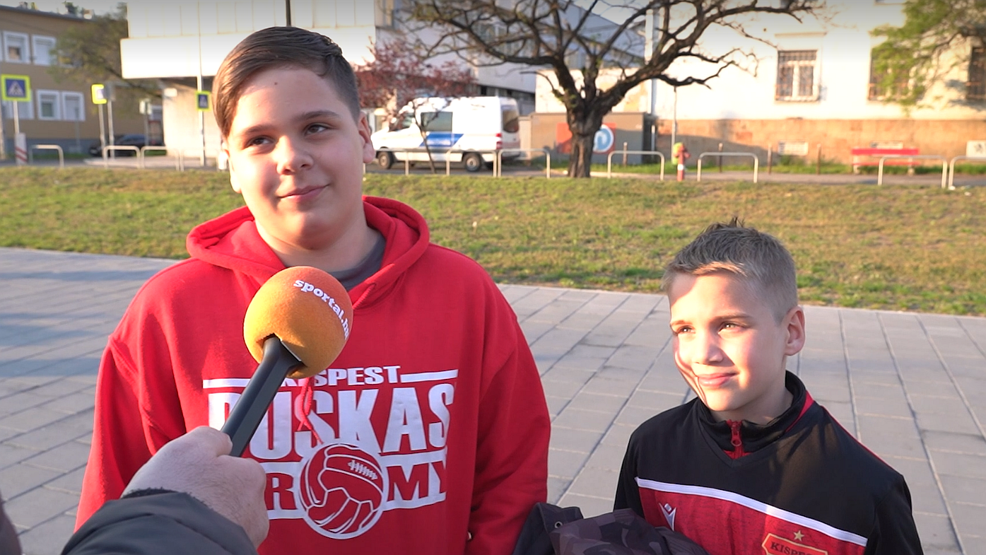 Nenad Lukics és Kocsis Dominik a sztár a Honvéd-szurkolóknál – videóval