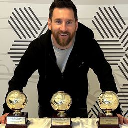 Messi egy nap alatt három díjat is bezsebelt – fotóval