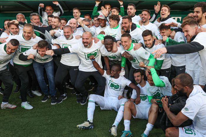 A Ferencváros a 35. bajnoki címét ünnepelte a Kisvárda elleni döntetlen után